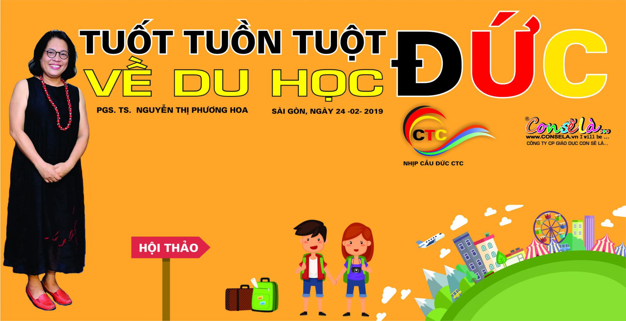 Hội thảo du học Đức tại TP.HCM, sáng 24.02.2019