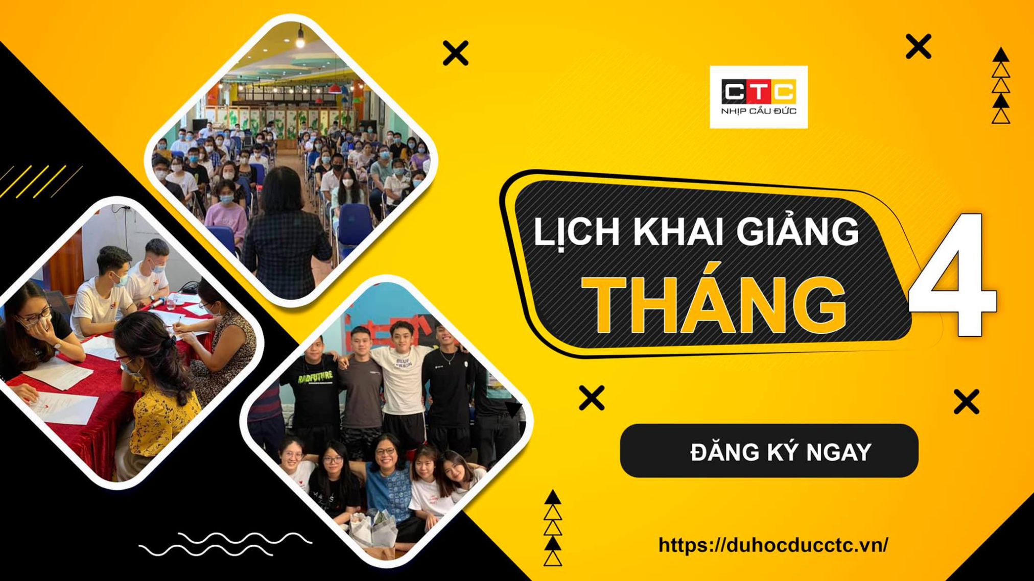 LỊCH KHAI GIẢNG THÁNG 4/2021