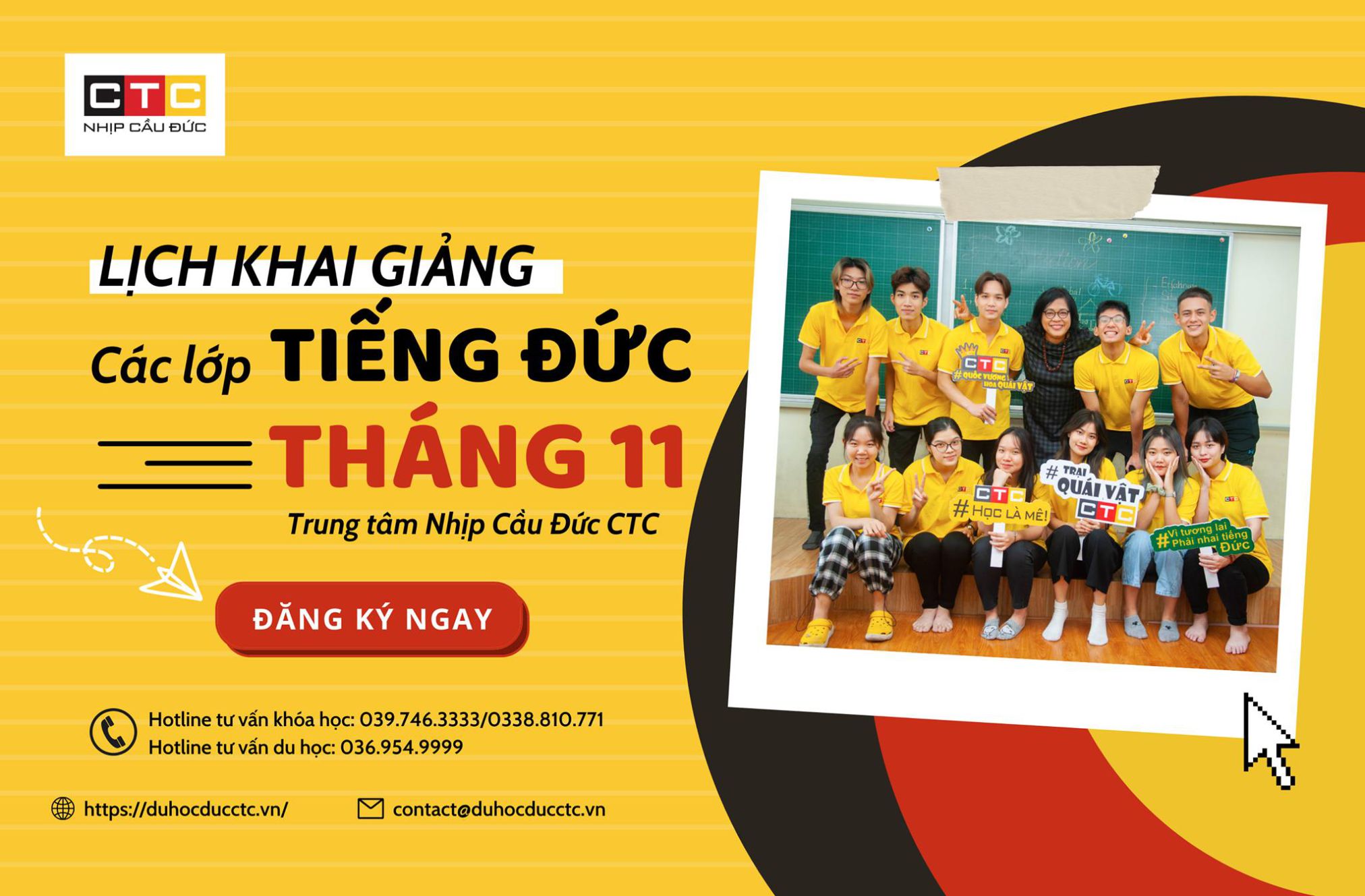 LỊCH KHAI GIẢNG THÁNG 11/2021