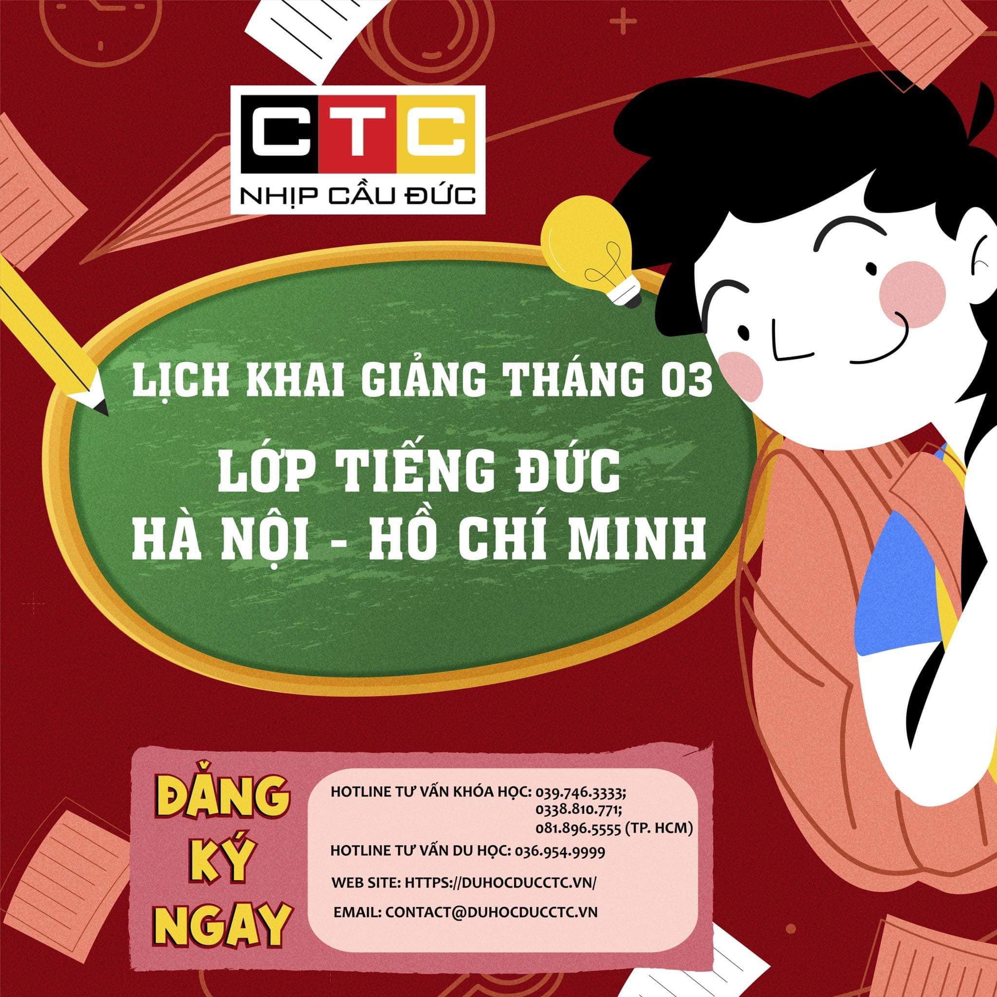 LỊCH KHAI GIẢNG THÁNG 03.2023