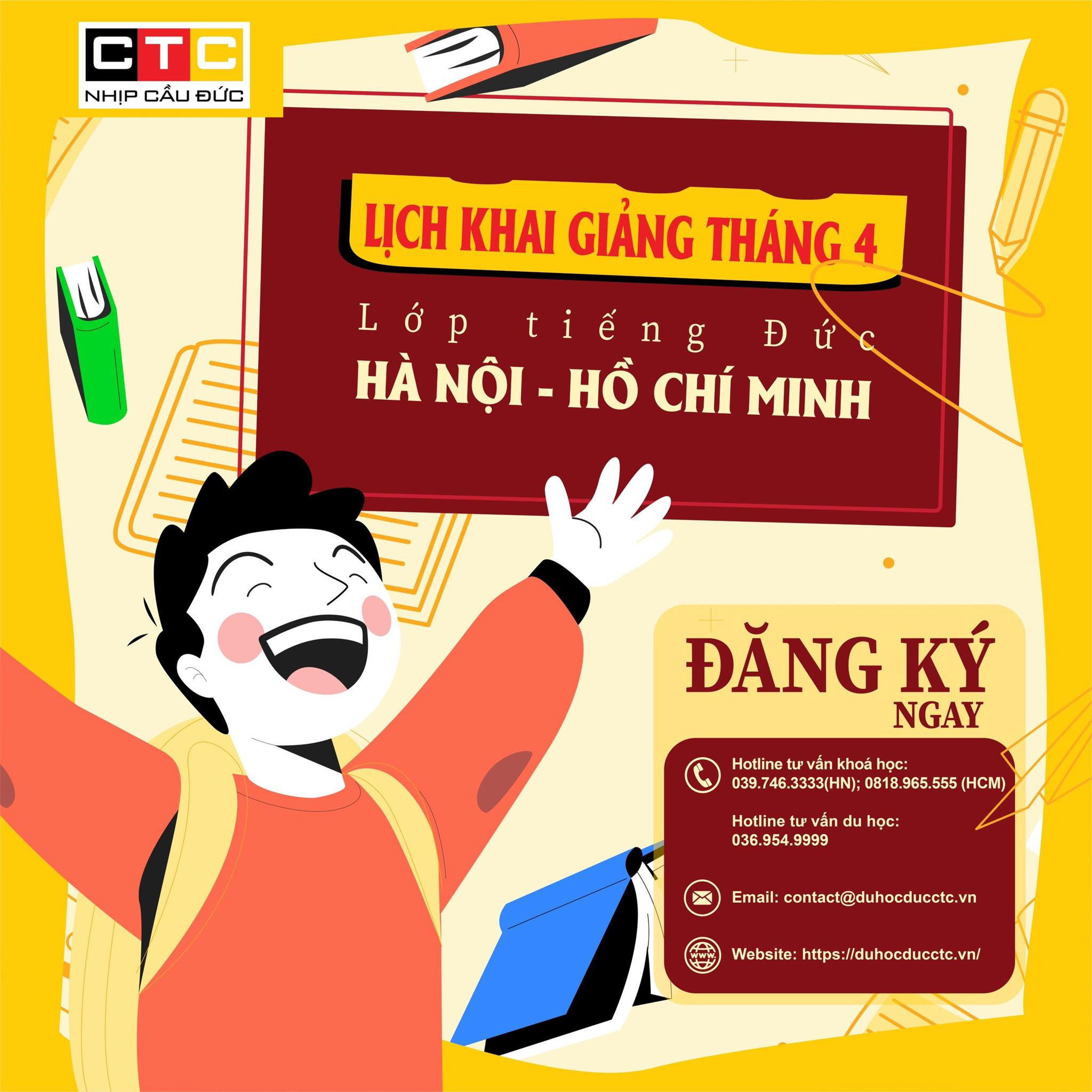 LỊCH KHAI GIẢNG THÁNG 04.2023