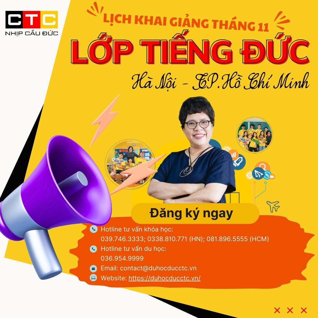 LỊCH KHAI GIẢNG THÁNG 11.2023