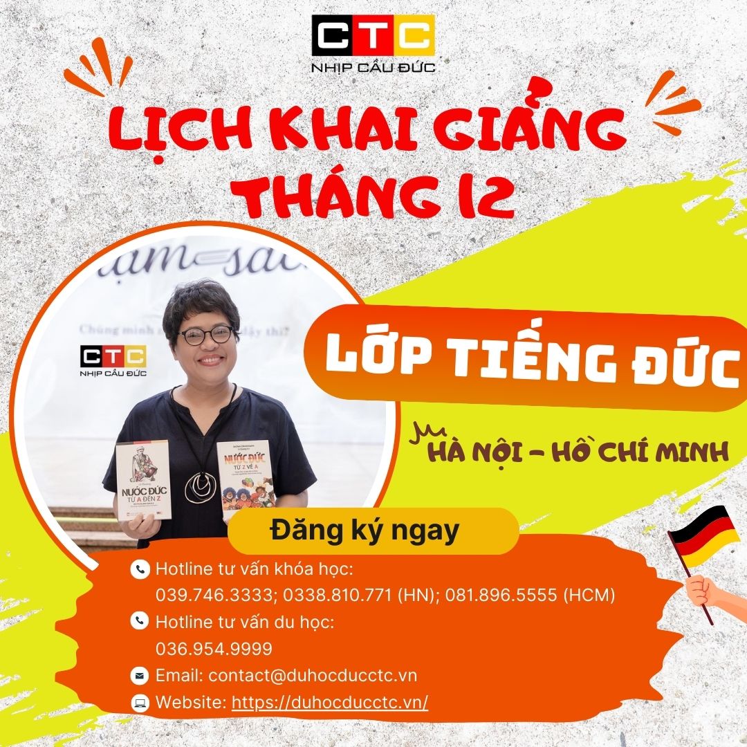 LỊCH KHAI GIẢNG THÁNG 12.2023