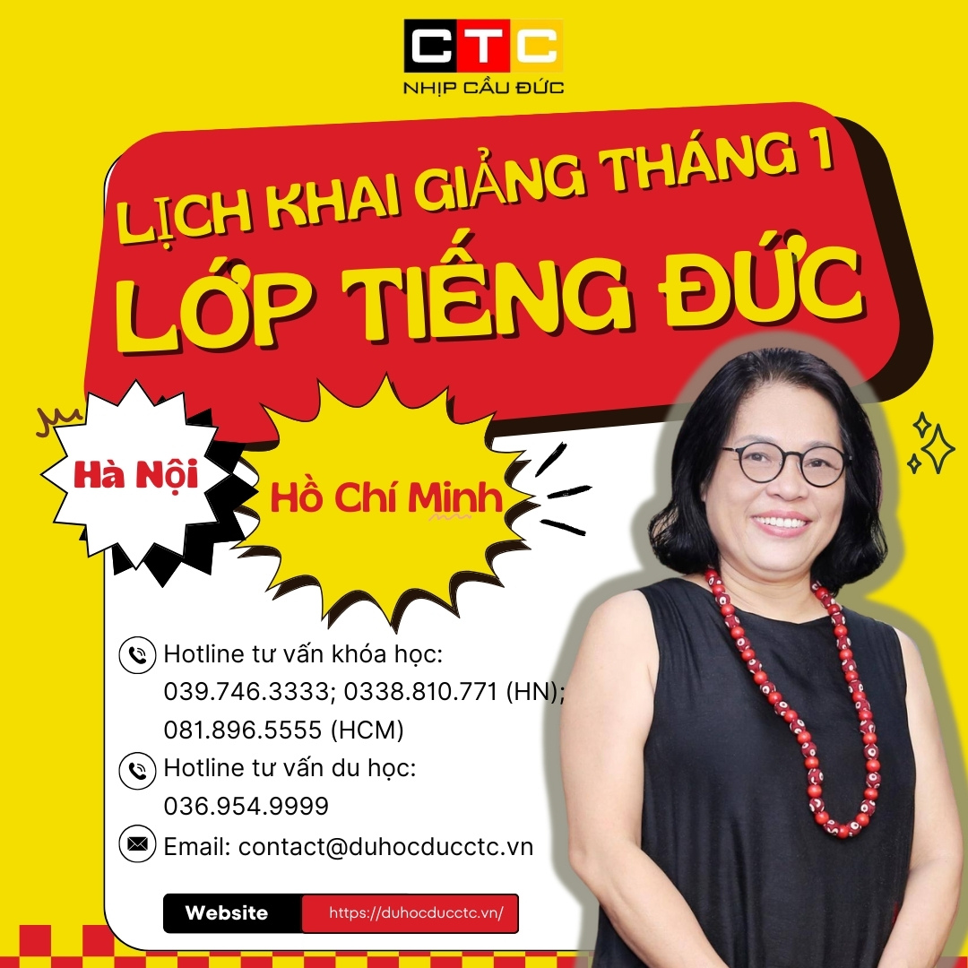 LỊCH KHAI GIẢNG THÁNG 1.2024
