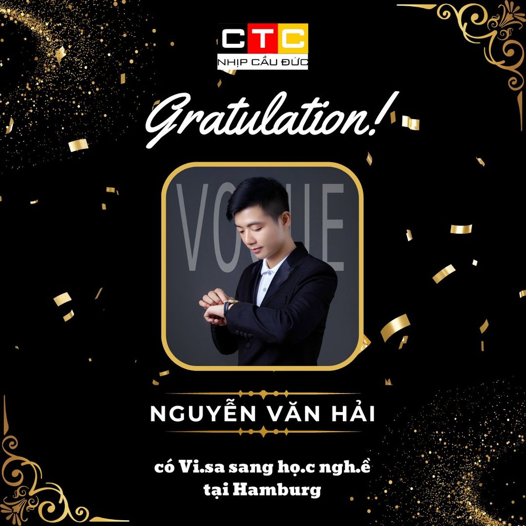 CHÚC MỪNG HỌC VIÊN CÓ VISA