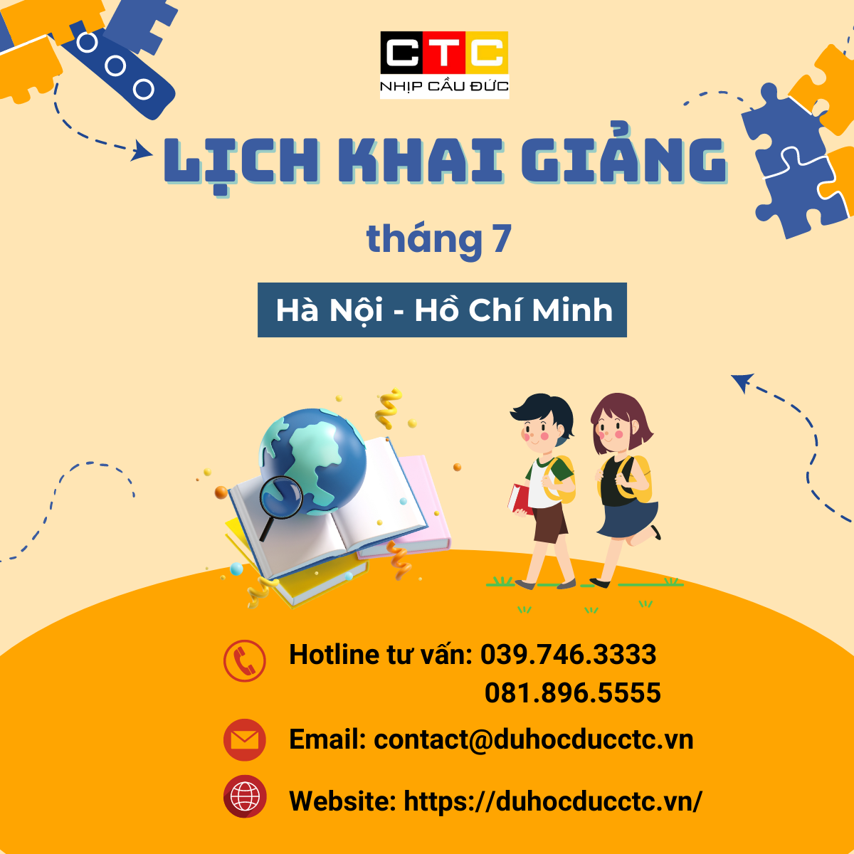 LỊCH KHAI GIẢNG THÁNG 7.2024