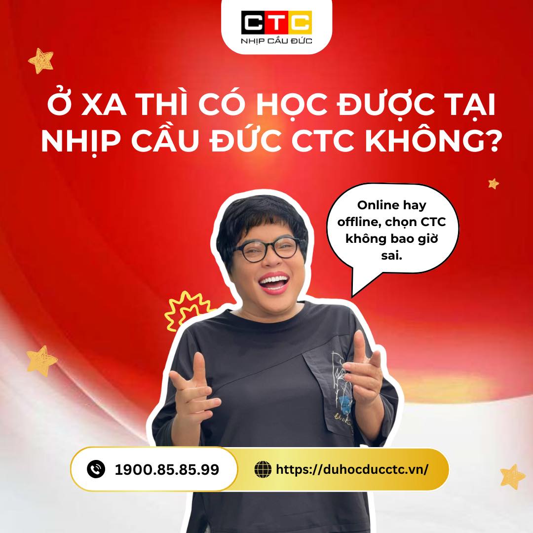 Khóa học tiếng Đức Online tại CTC – Giải pháp học tập hiệu quả từ xa