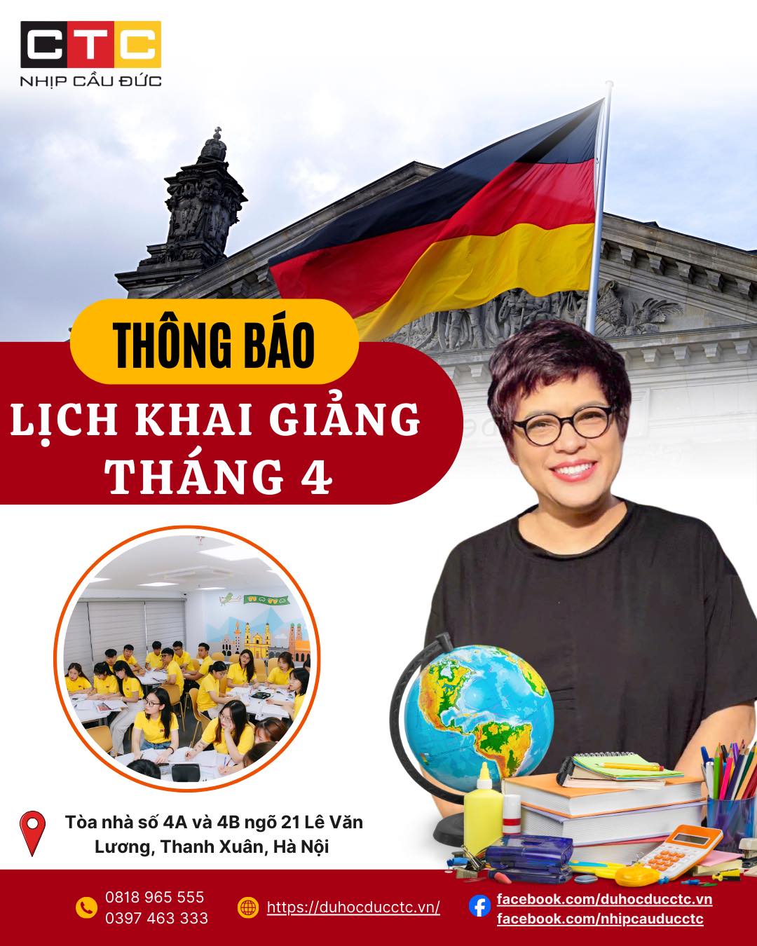 LỊCH KHAI GIẢNG THÁNG 4.2026