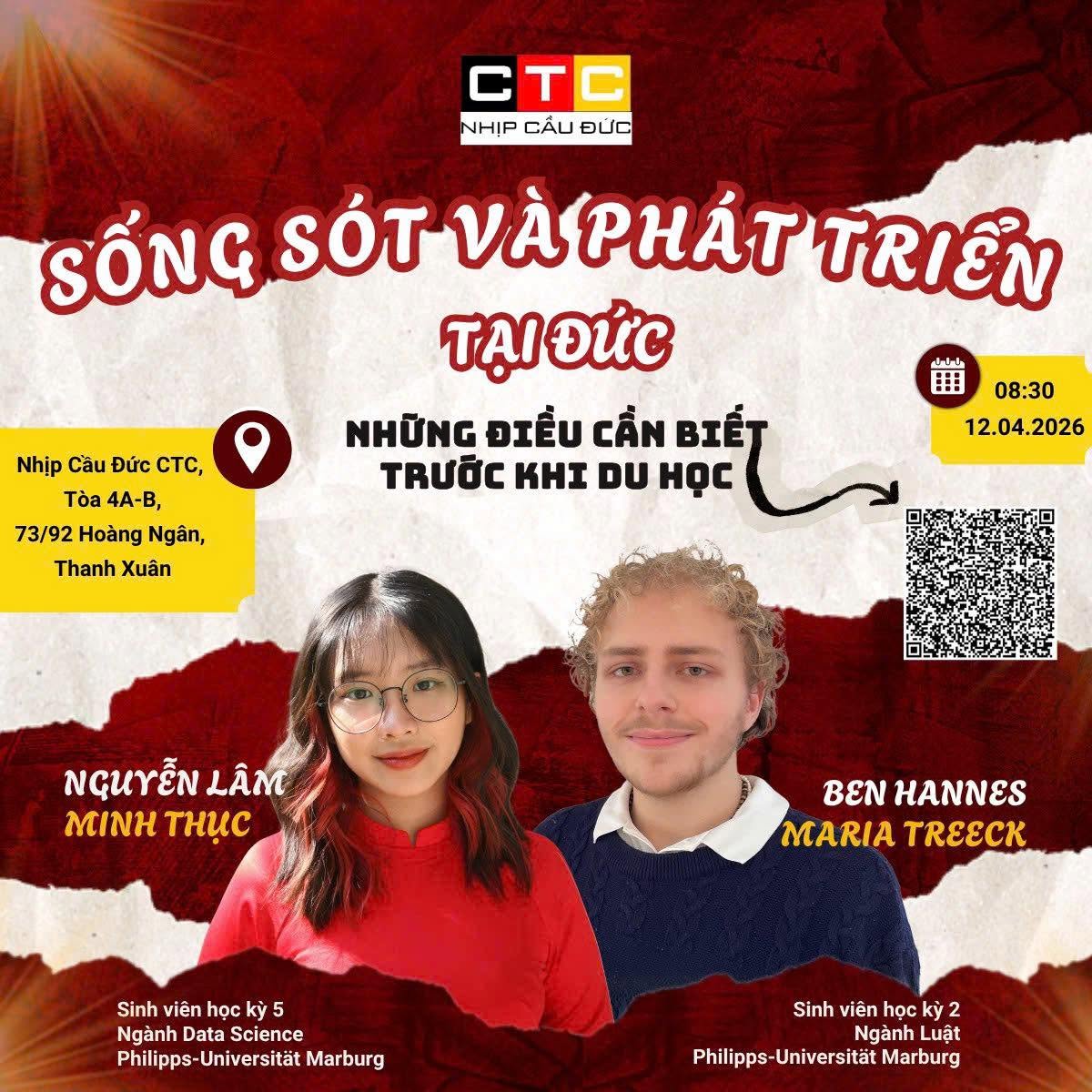 TALK SHOW: SỐNG SÓT & PHÁT TRIỂN Ở ĐỨC