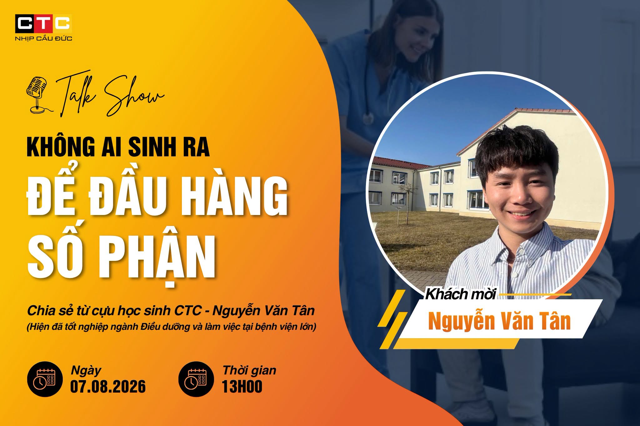[LIVESTREAM] TALKSHOW: KHÔNG AI SINH RA ĐỂ ĐẦU HÀNG SỐ PHẬN