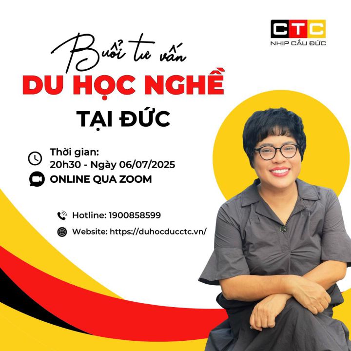 Du học nghề Đức – Buổi tư vấn Zoom cùng CTC: Cơ hội bứt phá cho 2K7