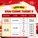 KHAI GIẢNG CÁC LỚP TIẾNG ĐỨC THÁNG 9 – SẴN SÀNG CHO MỘT KHỞI ĐẦU MỚI!