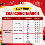 KHAI GIẢNG CÁC LỚP TIẾNG ĐỨC THÁNG 9 – SẴN SÀNG CHO MỘT KHỞI ĐẦU MỚI!