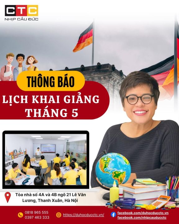 LỊCH KHAI GIẢNG THÁNG 05.2026
